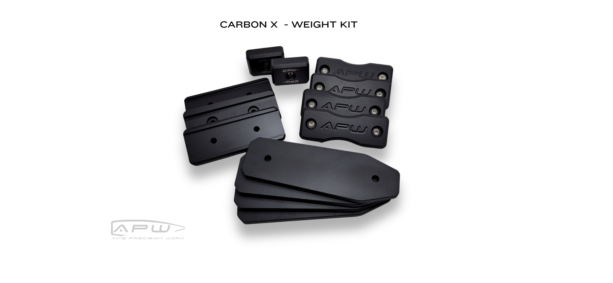 Modular Weight Kit Weight Kit – Carbon X | Axis Precision Worx